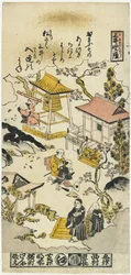 Evening Bell at Miidera Temple, c. 1730